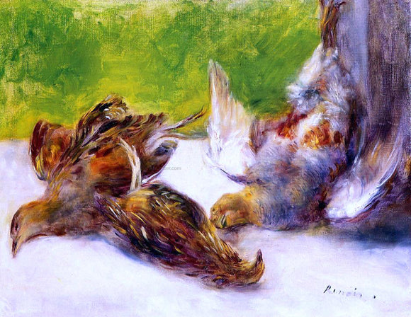  Pierre Auguste Renoir Three Partridges - Canvas Art Print
