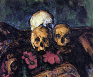  Paul Cezanne Three Skulls on a Patterned Carpet - Canvas Art Print