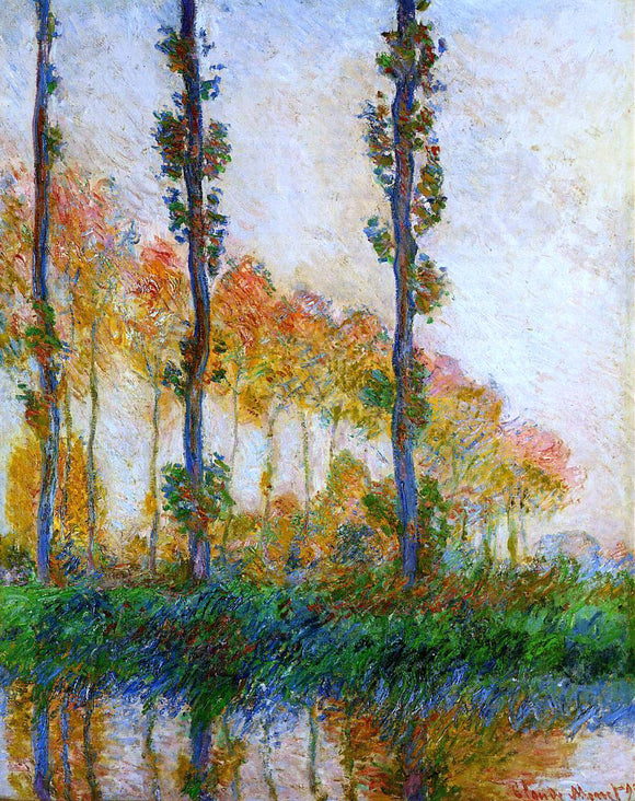  Claude Oscar Monet Three Trees in Autumn - Canvas Art Print