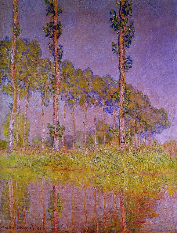  Claude Oscar Monet Three Trees in Spring - Canvas Art Print