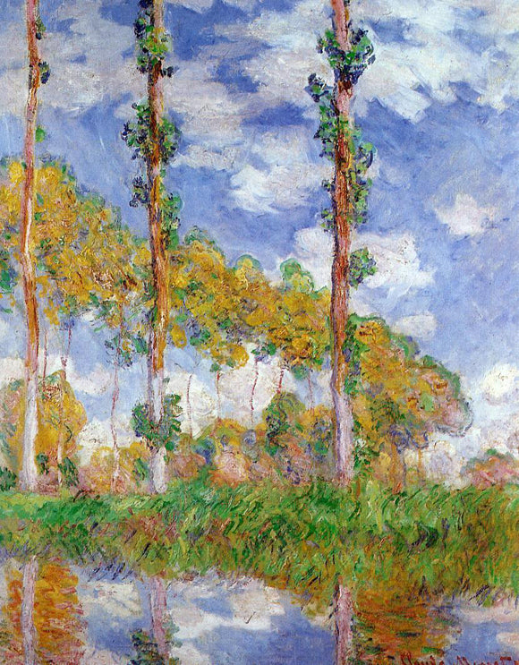  Claude Oscar Monet Three Trees in Summer - Canvas Art Print