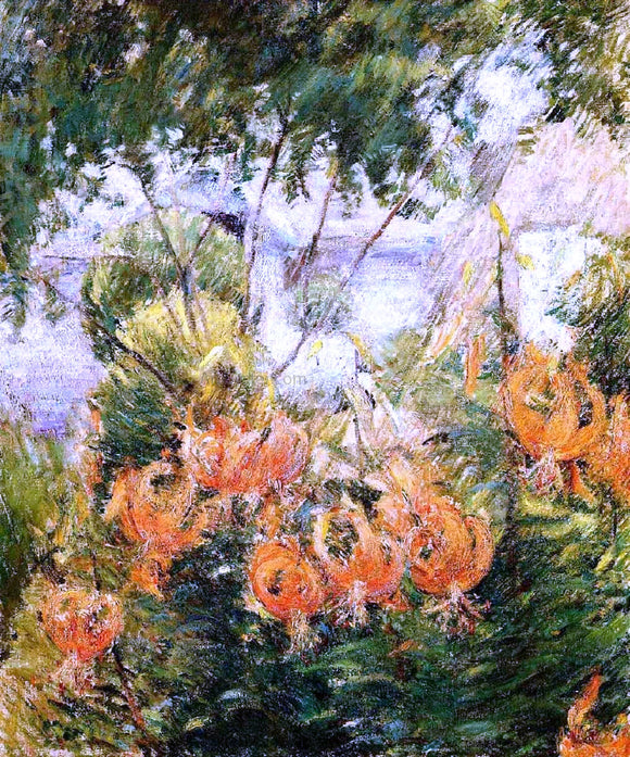  John Twachtman Tiger Lilies - Canvas Art Print