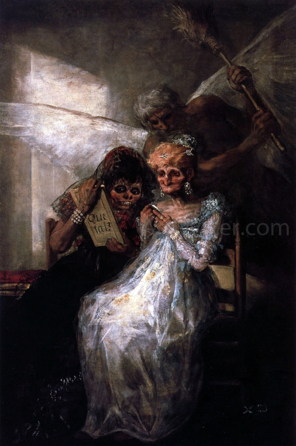  Francisco Jose de Goya Y Lucientes Time and the Old Women - Canvas Art Print
