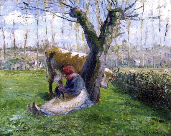  Camille Pissarro Title Unknown - Canvas Art Print