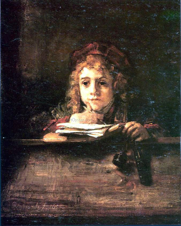  Rembrandt Van Rijn Titus - Canvas Art Print
