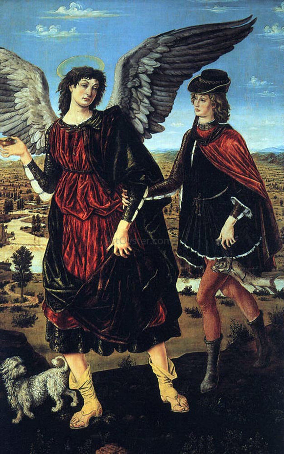  Antonio Pollaiolo Tobias and the Angel - Canvas Art Print