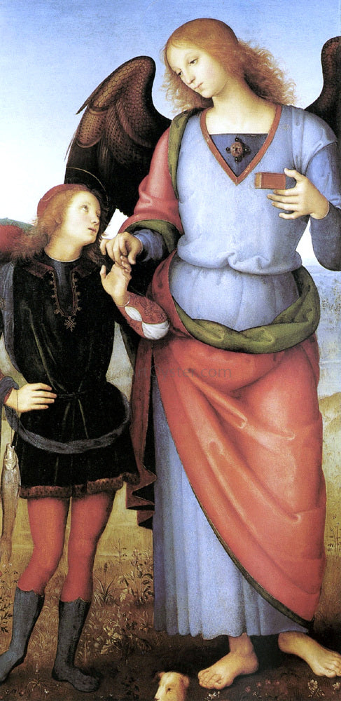  Pietro Perugino Tobias with the Archangel Raphael - Canvas Art Print