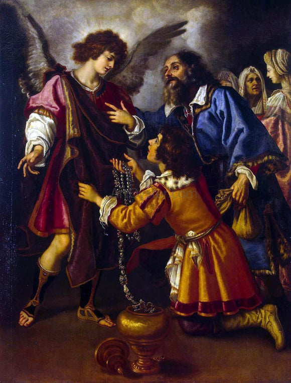  Giovanni Bilivert Tobias's Farewell to the Angel - Canvas Art Print