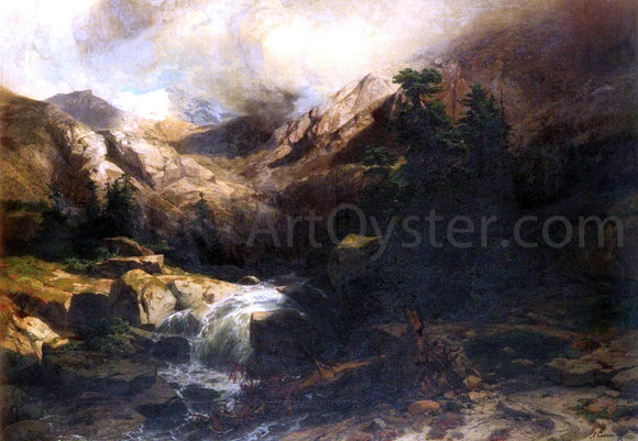  Alexandre Calame Torrent De Montagne - Canvas Art Print