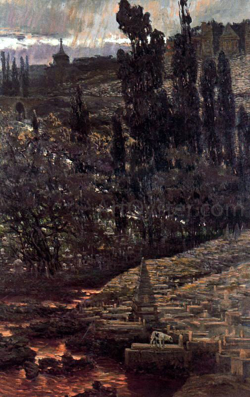  Antonio Munoz Degrain Torrente de Cedron. Palestina - Canvas Art Print