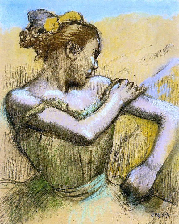  Edgar Degas Torso of a Dancer - Canvas Art Print