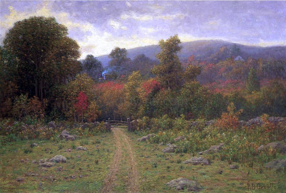  Richard B Gruelle Toward the Close of an Autumn Day - Canvas Art Print