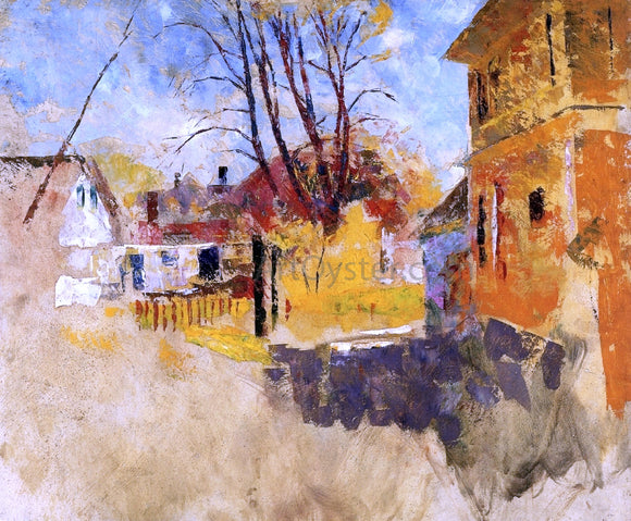  Charles Webster Hawthorne Town View, Provencetown - Canvas Art Print