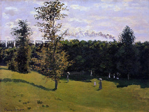  Claude Oscar Monet Train in the Country - Canvas Art Print