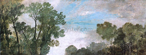  Joseph William Turner Tree Tops and Sky, Guildford Castle, Evening - Canvas Art Print