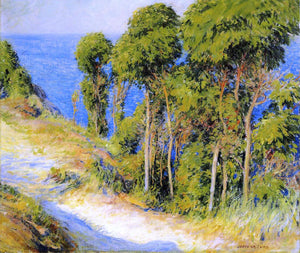  Joseph DeCamp Trees Along the Coast (also known as Road to the Sea) - Canvas Art Print