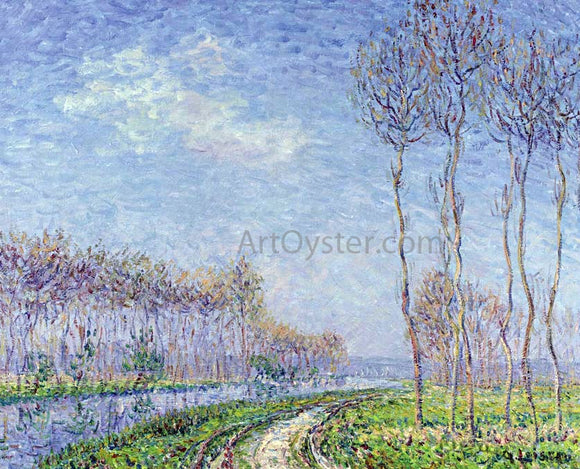  Gustave Loiseau Trees by the River - Canvas Art Print