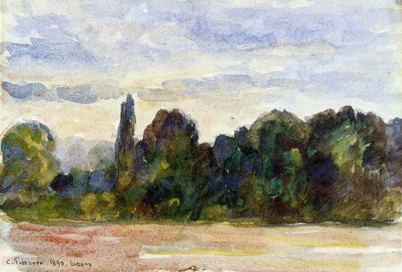  Camille Pissarro Trees, Eragny - Canvas Art Print