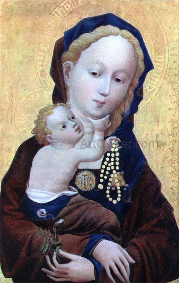  Master Saint Veronica Triptych (detail) - Canvas Art Print