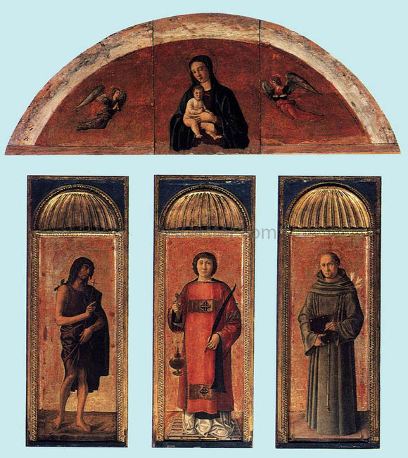  Jacopo Bellini Triptych of St Lawrence - Canvas Art Print