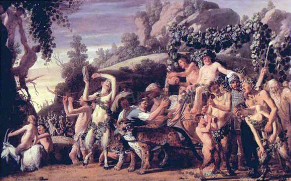  Claes Cornelisz Moeyaert Triumph of Bacchus - Canvas Art Print
