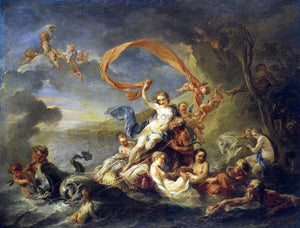  Jean-Baptiste Van Loo Triumph of Galatea - Canvas Art Print