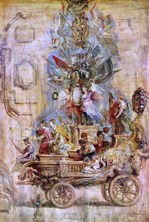  Peter Paul Rubens Triumphal Car of Kallo - Canvas Art Print