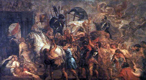  Peter Paul Rubens Triumphal Entry of Henry IV into Paris - Canvas Art Print
