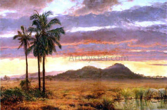  Louis Remy Mignot Tropical Landscape - Canvas Art Print