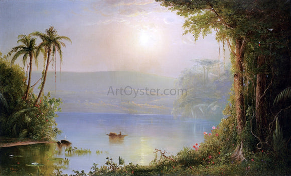  Norton Bush Tropical River Landscape - Canvas Art Print