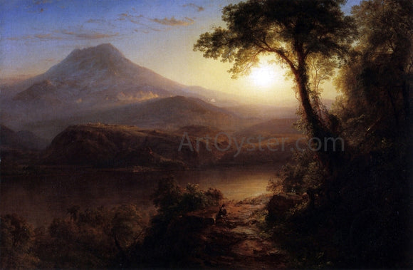  Frederic Edwin Church Tropical Scenery (also known as South American Landscape) - Canvas Art Print