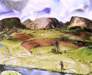  Julian Walbridge Rix Trout Stream and Mountains - Canvas Art Print