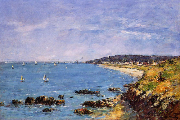  Eugene-Louis Boudin Trouville, View from the Heights - Canvas Art Print