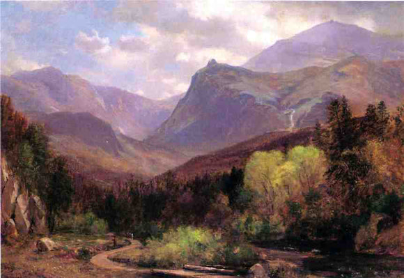  Samuel Lancaster Gerry Tuckermans Ravine and Mount Washington - Canvas Art Print