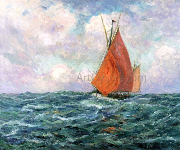  Maxime Maufra Tuna Boat at Sea - Canvas Art Print
