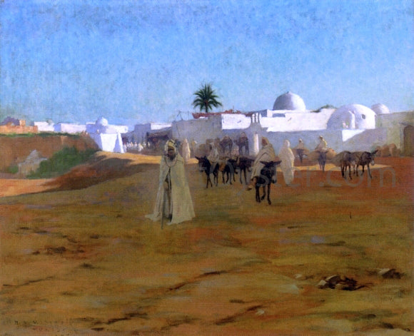  Robert Van Vorst Sewell Tunisian Village - Canvas Art Print