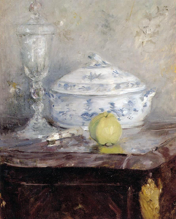  Berthe Morisot Tureen and Apple - Canvas Art Print