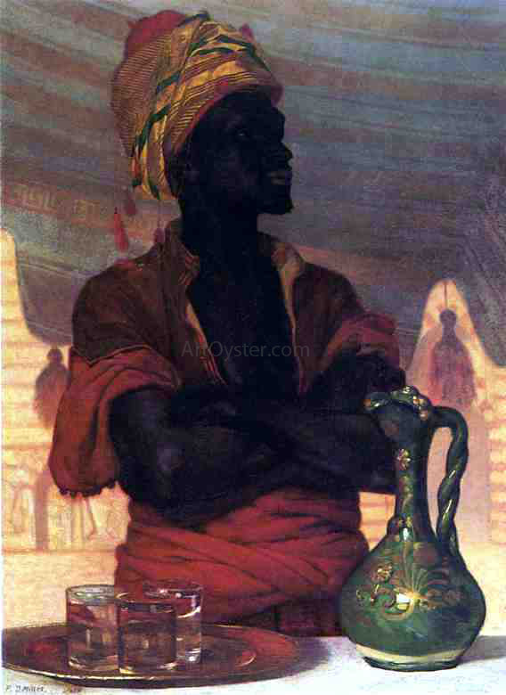  Francis David Millet Turkish Waterseller - Canvas Art Print