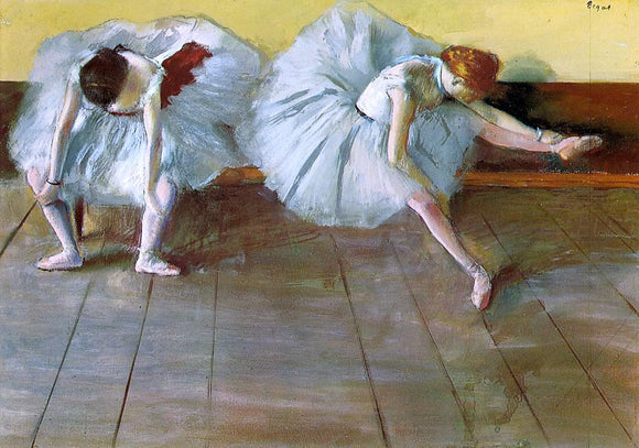 Edgar Degas Two Ballet Dancers - Canvas Art Print