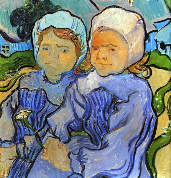  Vincent Van Gogh Two Children - Canvas Art Print