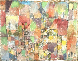  Paul Klee Two Country Houses - Canvas Art Print