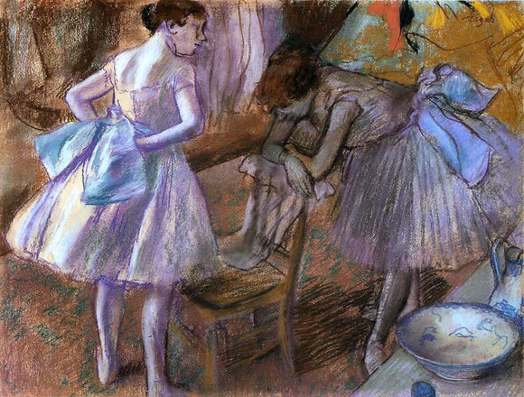  Edgar Degas Two Dancers in Their Dressing Room - Canvas Art Print