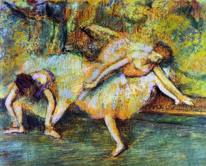  Edgar Degas Two Dancers on a Bench - Canvas Art Print