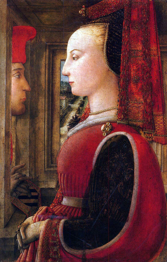 Filippino Lippi Two Figures - Canvas Art Print