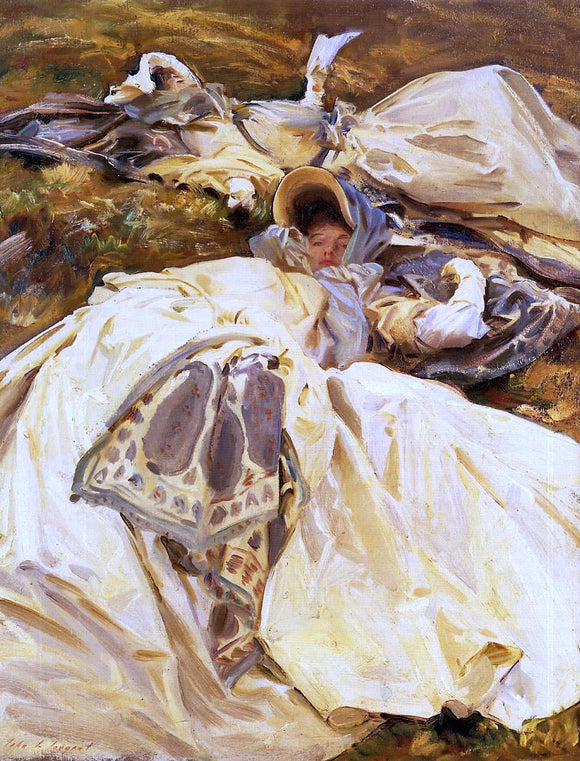  John Singer Sargent Two Girls in White Dresses - Canvas Art Print