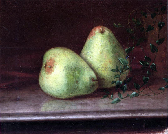  Daniel Folger Bigelow Two Green Pears - Canvas Art Print