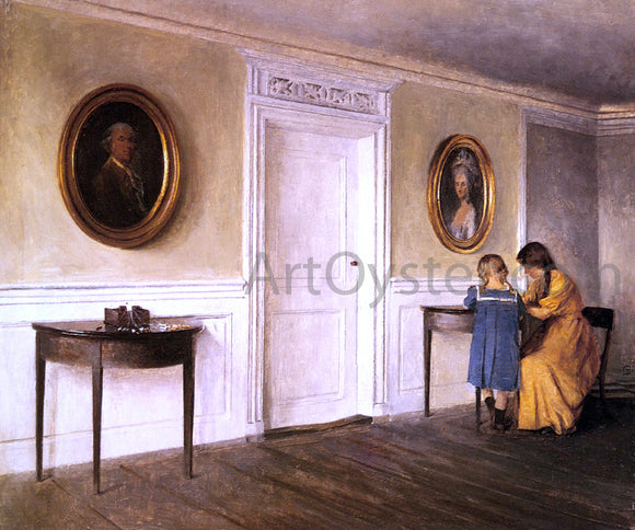  Peter Vilhelm Ilsted Two of the Artist's Daughters At Liselund - Canvas Art Print