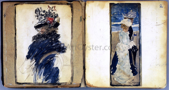  Maurice Prendergast Two Pages from 