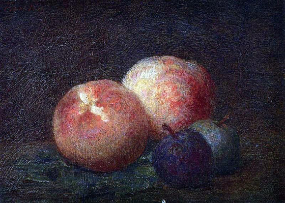  Henri Fantin-Latour Two Peaches and Two Plums - Canvas Art Print