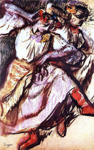  Edgar Degas Two Russian Dancers - Canvas Art Print